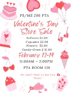 Valentine Day Shop Flyer